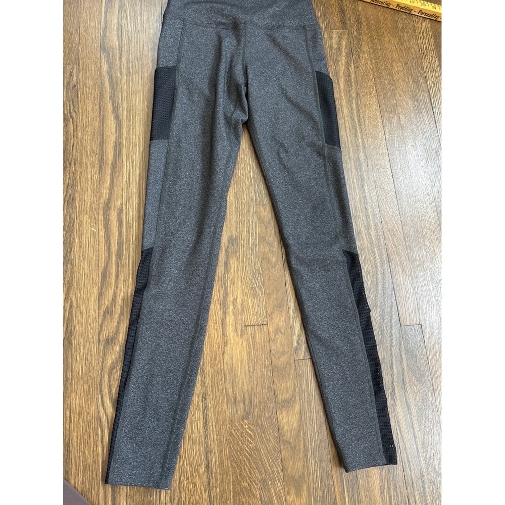 Beyond Yoga Womens Gray Heather Mesh Panel Side Pocket Leggings Size S Small (5) - Picture 8 of 8